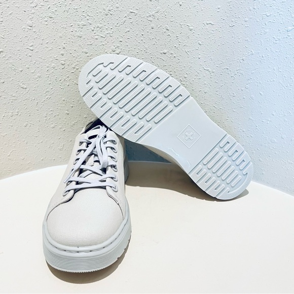 Dr. Martens Unisex Dante Canvas Oatmeal Sneakers Sz W 10 M 9 NEW - Picture 12 of 16